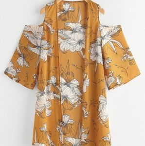 Shoulderless Kimono Style Robe